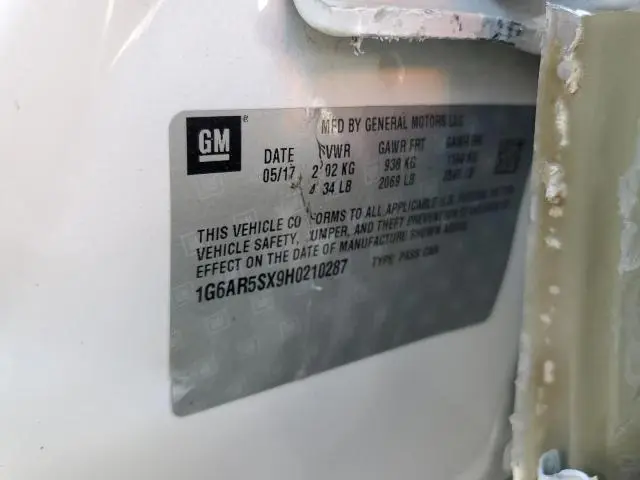 2017 CADILLAC CTS LUXURY  