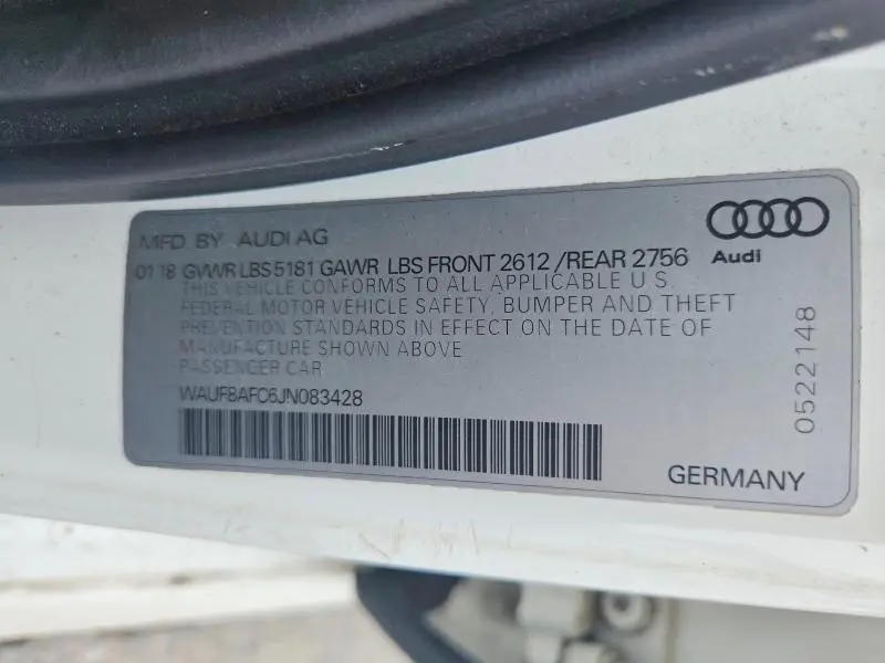 2018 AUDI A6 PREMIUM  
