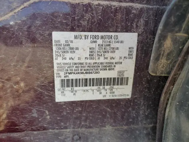 2018 FORD EDGE TITANIUM  