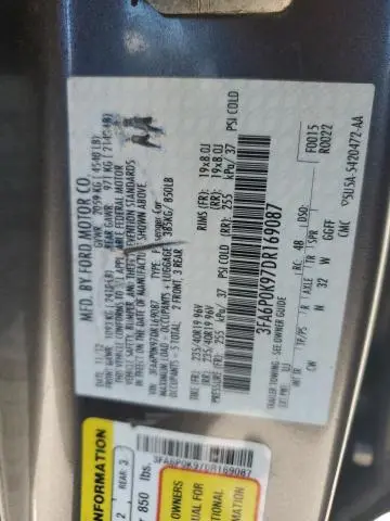 2013 FORD FUSION TITANIUM  