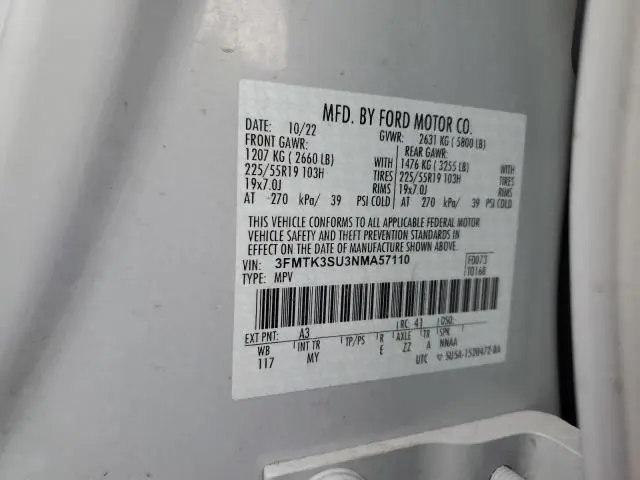 2022 FORD MUSTANG MACH-E PREMIUM  