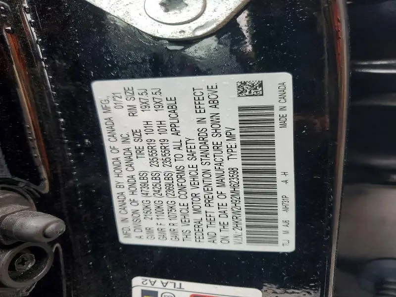 2021 HONDA CR-V   