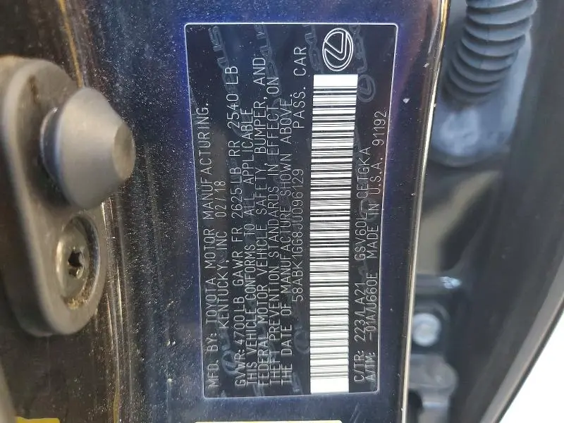 2018 LEXUS ES 350  
