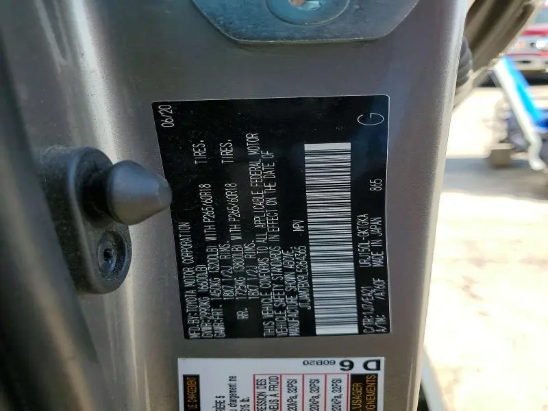 2020 LEXUS GX 460 BASE  