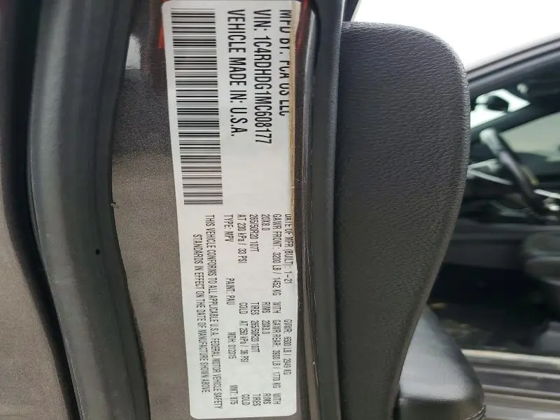 2021 DODGE DURANGO GT  