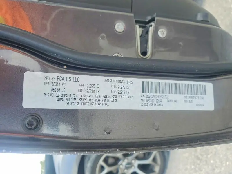 2015 CHRYSLER 300 S  