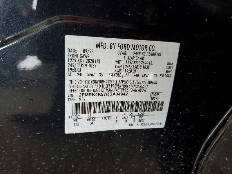 2024 FORD EDGE TITANIUM  