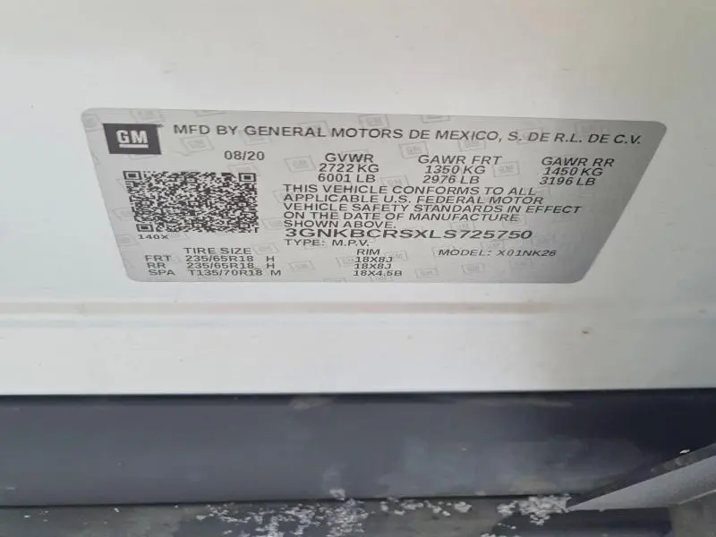 2020 CHEVROLET BLAZER 2LT  