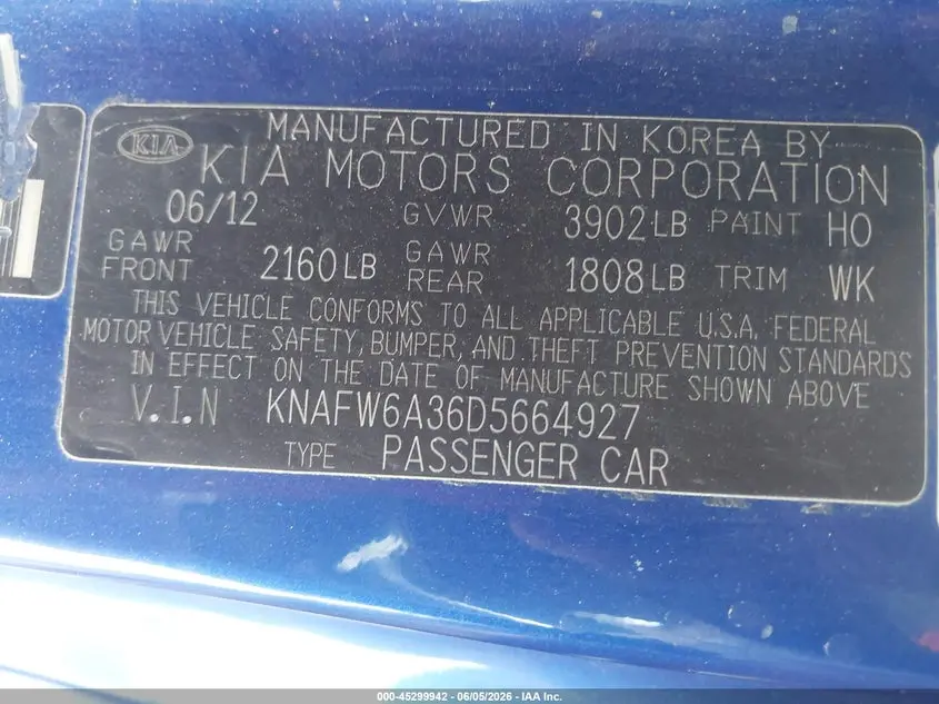 2013 KIA FORTE KOUP SX