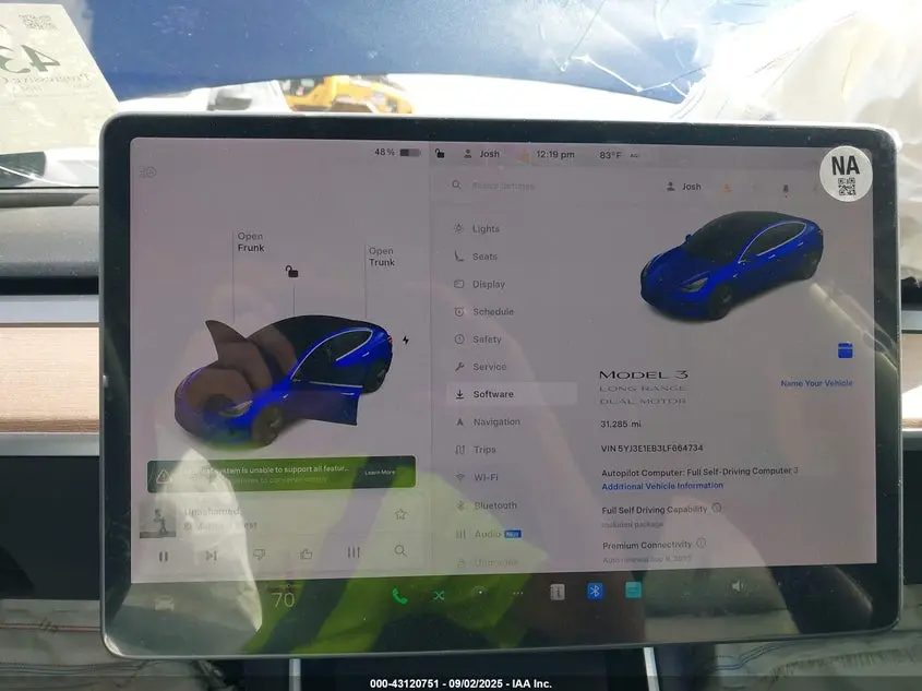 2020 TESLA MODEL 3 LONG RANGE DUAL MOTOR ALL-WHEEL DRIVE