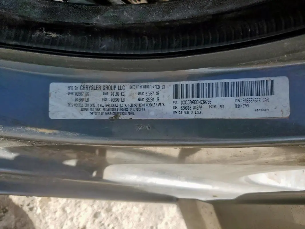 2013 DODGE AVENGER SE  