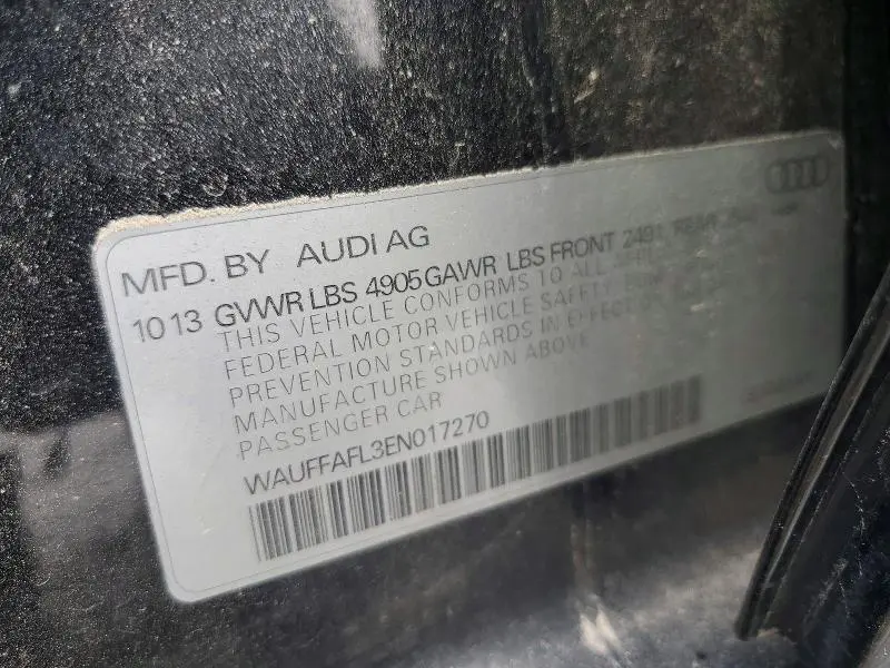 2014 AUDI A4 PREMIUM PLUS  