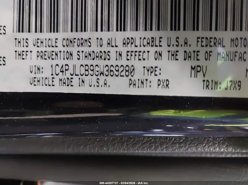 2016 JEEP CHEROKEE 75TH ANNIVERSARY