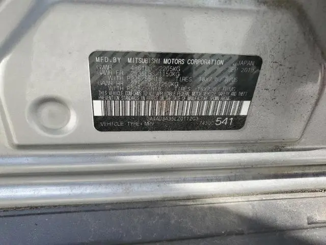 2020 MITSUBISHI OUTLANDER SE