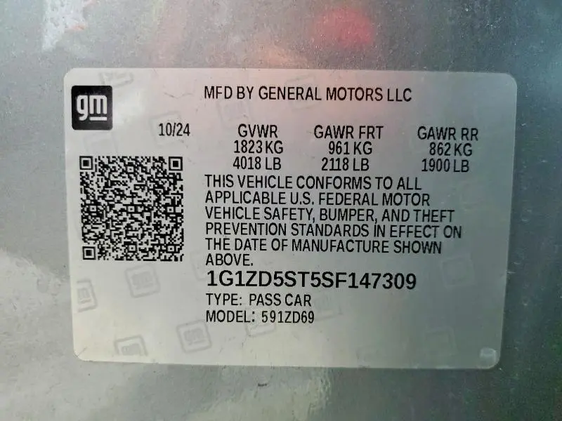 2025 CHEVROLET MALIBU LT  