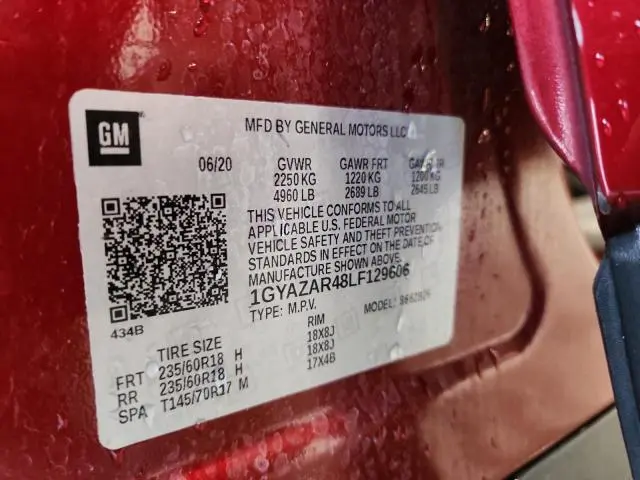2020 CADILLAC XT4 LUXURY  