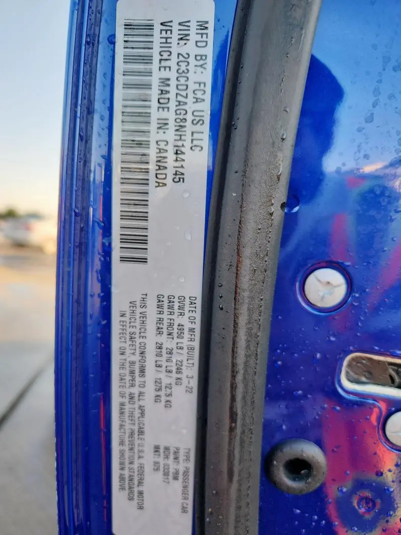 2022 DODGE CHALLENGER SXT  