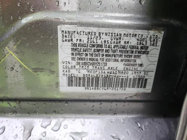 2024 NISSAN SENTRA SV  