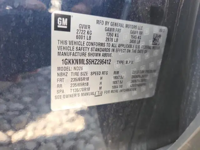 2017 GMC ACADIA SLT-1  
