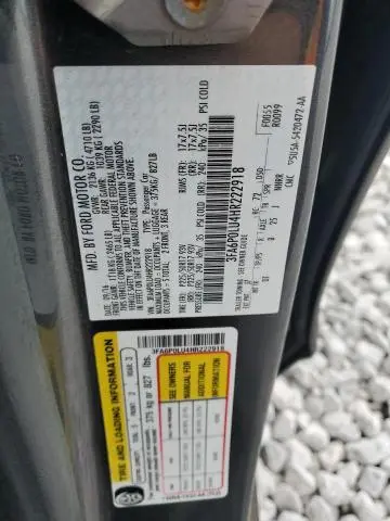 2017 FORD FUSION SE HYBRID  