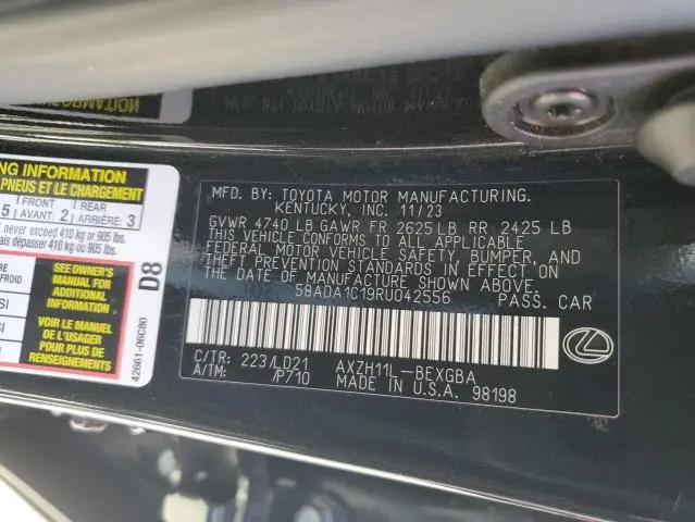 2024 LEXUS ES 300H BASE  