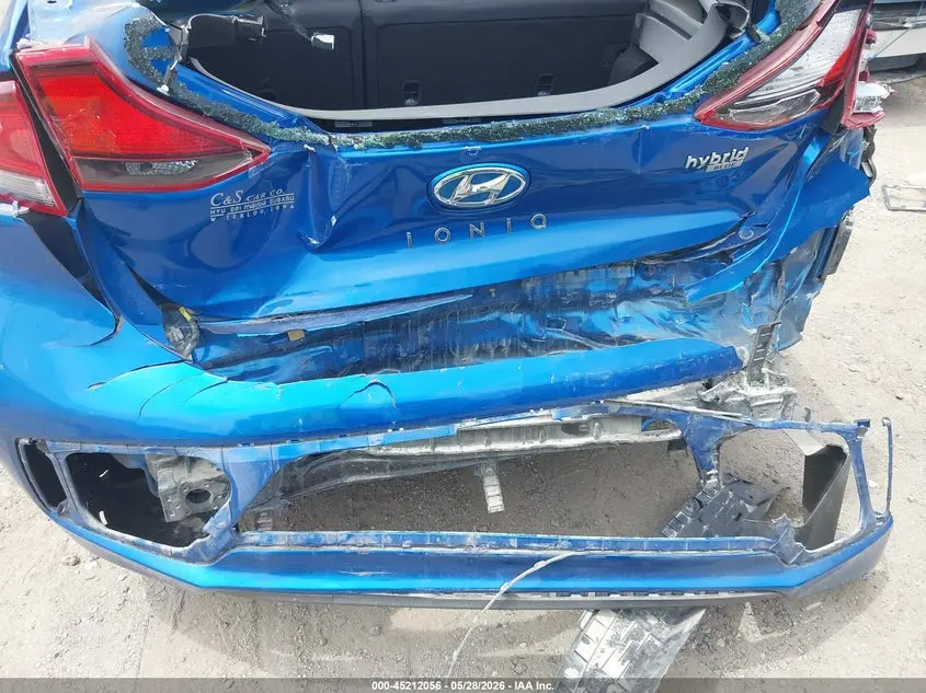 2018 HYUNDAI IONIQ HYBRID BLUE