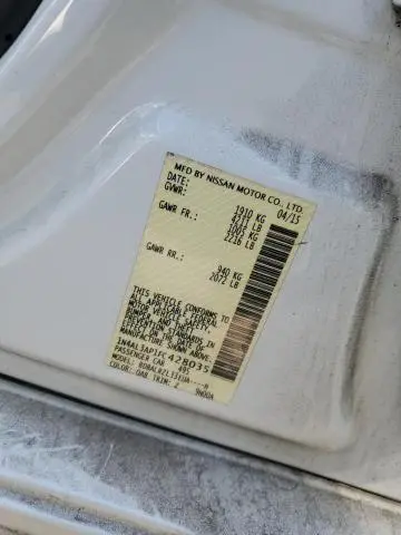 2015 NISSAN ALTIMA 2.5  