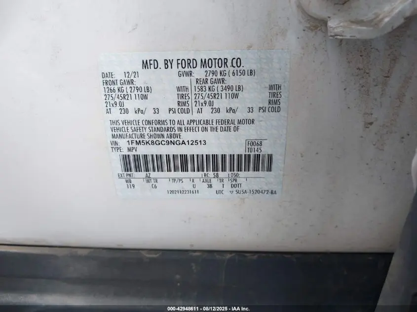 2022 FORD EXPLORER ST