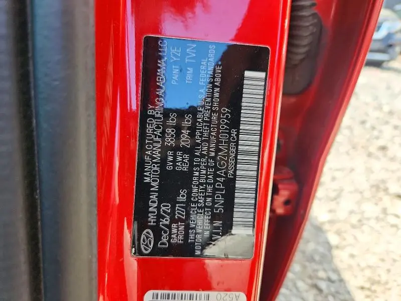 2021 HYUNDAI ELANTRA LIMITED  