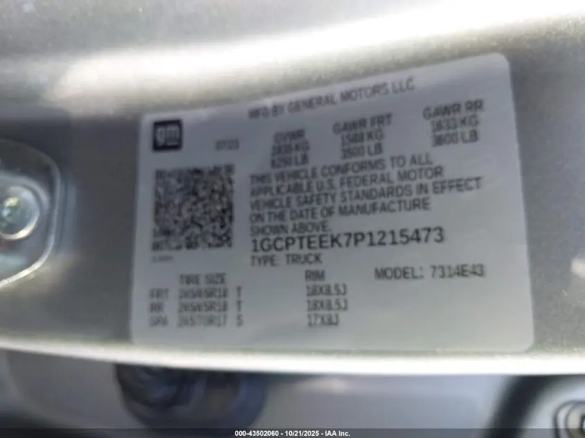 2023 CHEVROLET COLORADO 4WD  SHORT BOX TRAIL BOSS