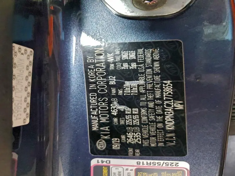 2020 KIA SPORTAGE EX  