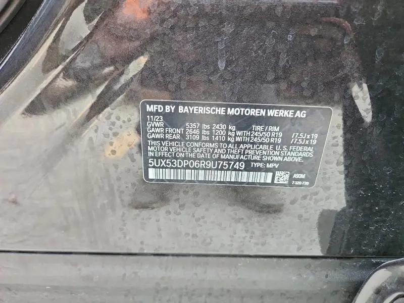 2024 BMW X3 XDRIVE30I  