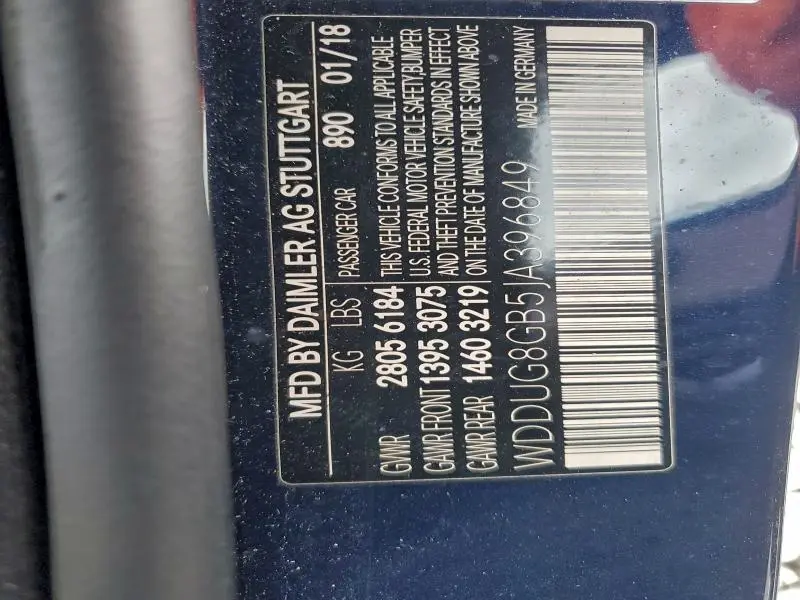 2018 MERCEDES-BENZ S 560 4MATIC  