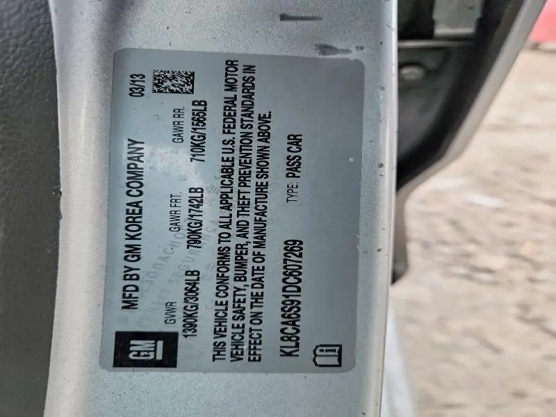 2013 CHEVROLET SPARK LS  