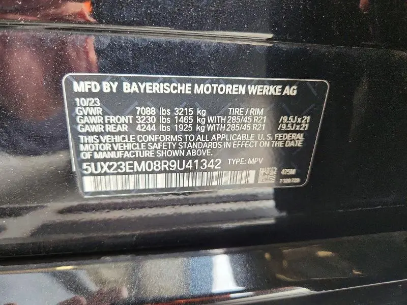 2024 BMW X7 XDRIVE40I  