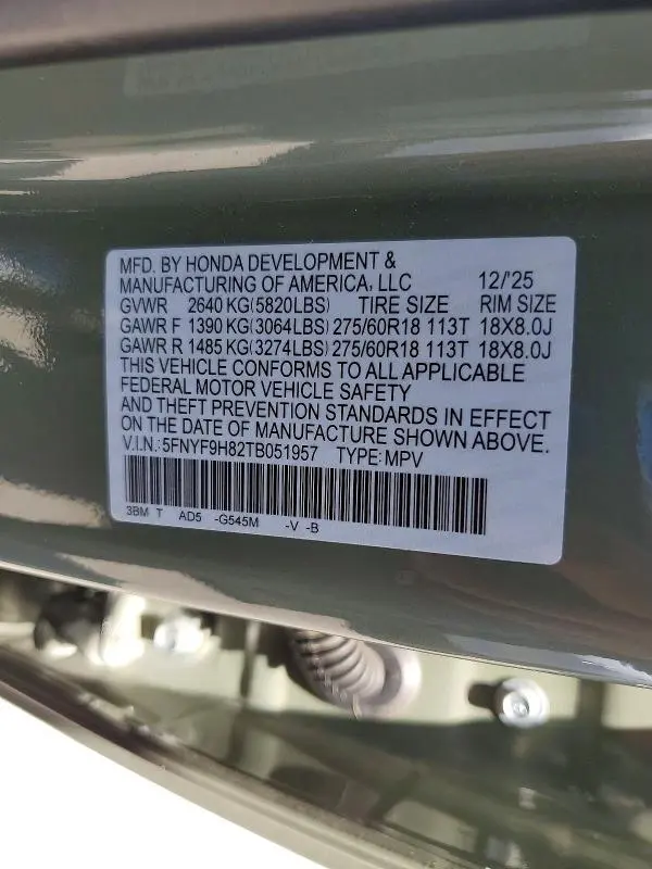 2026 HONDA PASSPORT TRAILSPORT ELITE  
