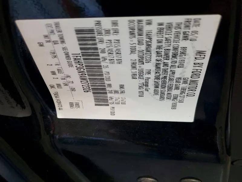 2010 FORD FOCUS SES  
