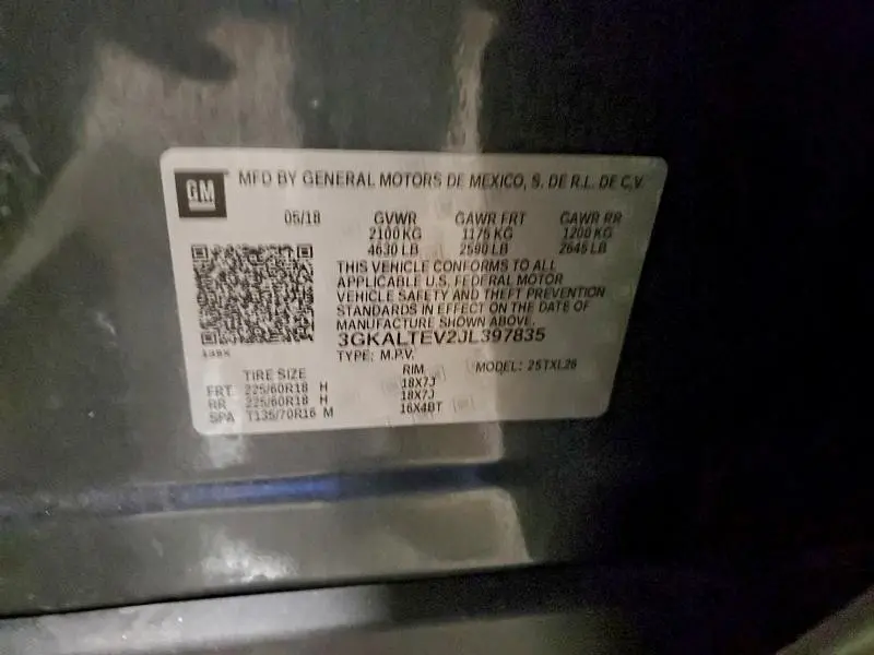 2018 GMC TERRAIN SLE  