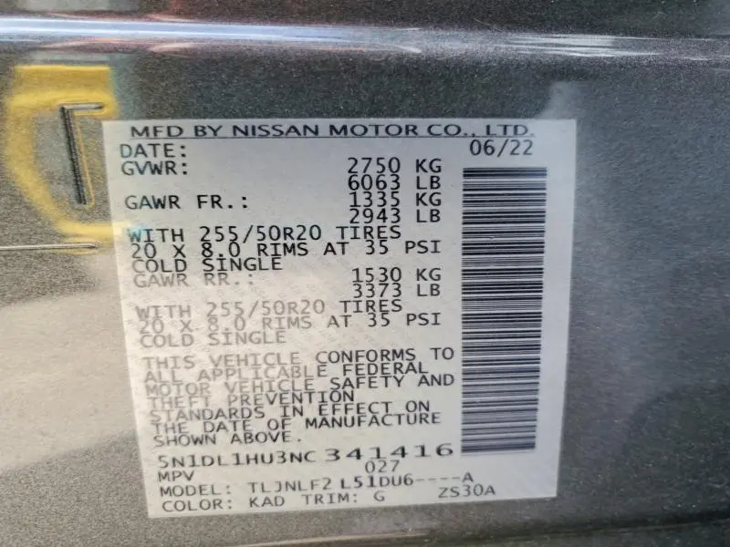 2022 INFINITI QX60 AUTOGRAPH  