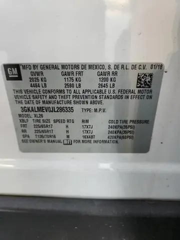 2018 GMC TERRAIN SLE  