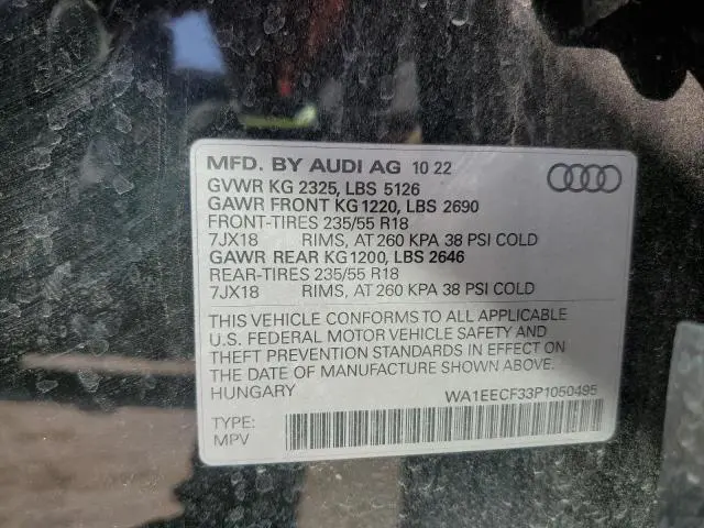 2023 AUDI Q3 PREMIUM PLUS S LINE 45  