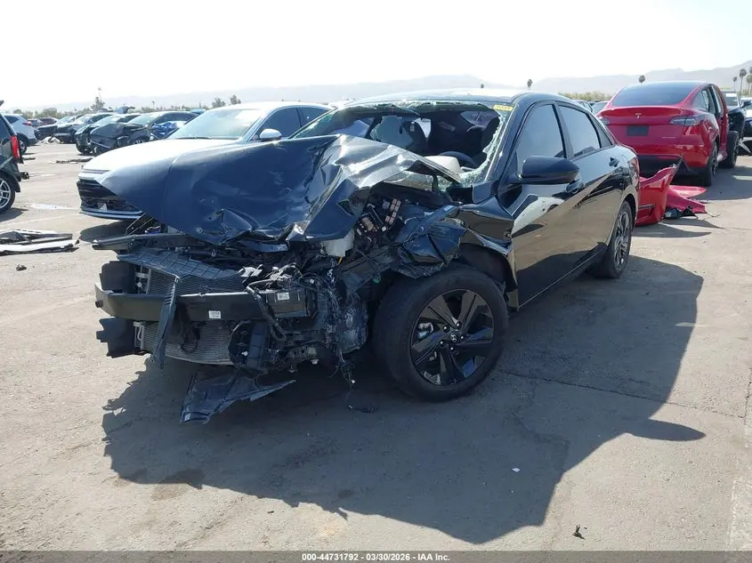 2023 HYUNDAI ELANTRA HYBRID BLUE
