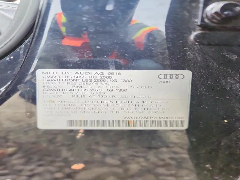 2017 AUDI Q5 PREMIUM PLUS S-LINE  