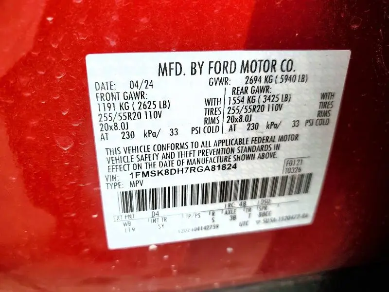 2024 FORD EXPLORER XLT  