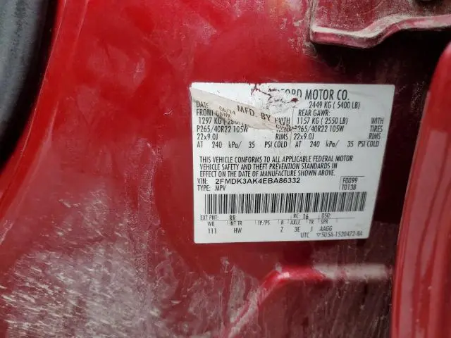 2014 FORD EDGE SPORT  