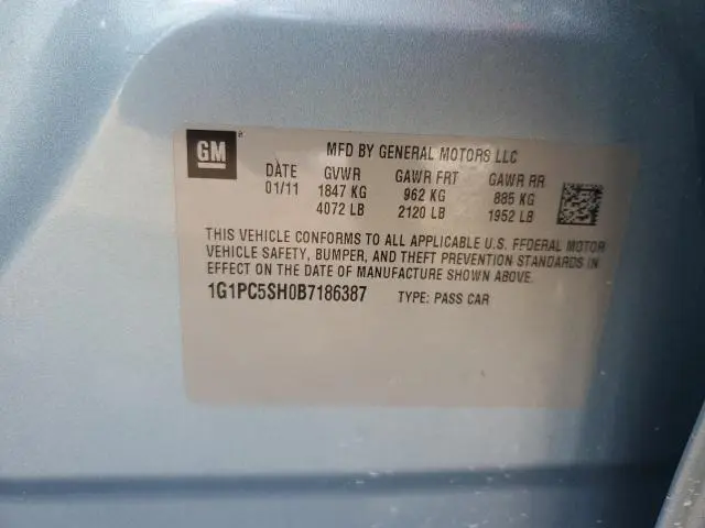 2011 CHEVROLET CRUZE LS  