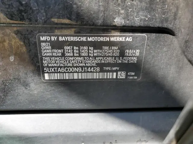 2022 BMW X5 XDRIVE45E  