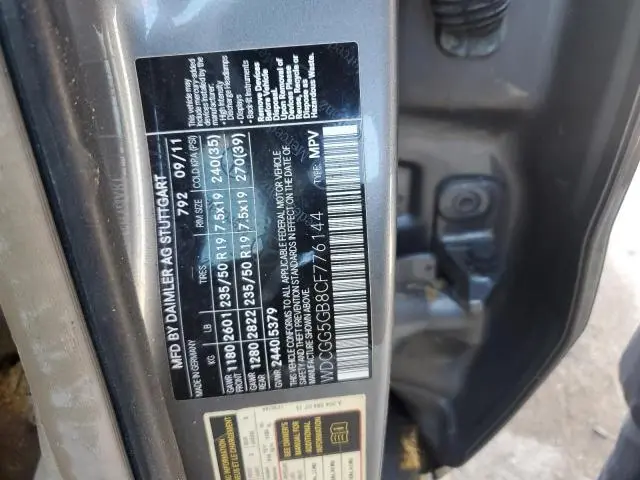 2012 MERCEDES-BENZ GLK 350  