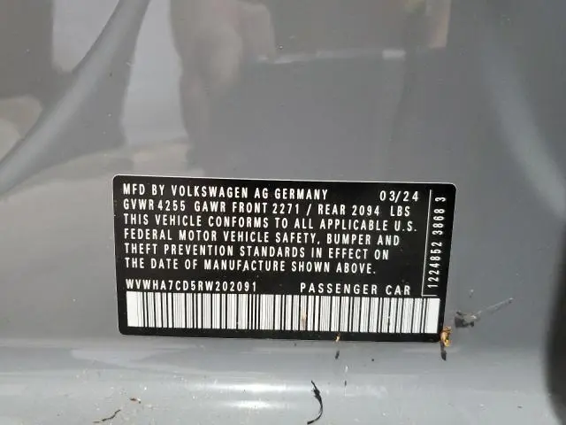 2024 VOLKSWAGEN GTI S