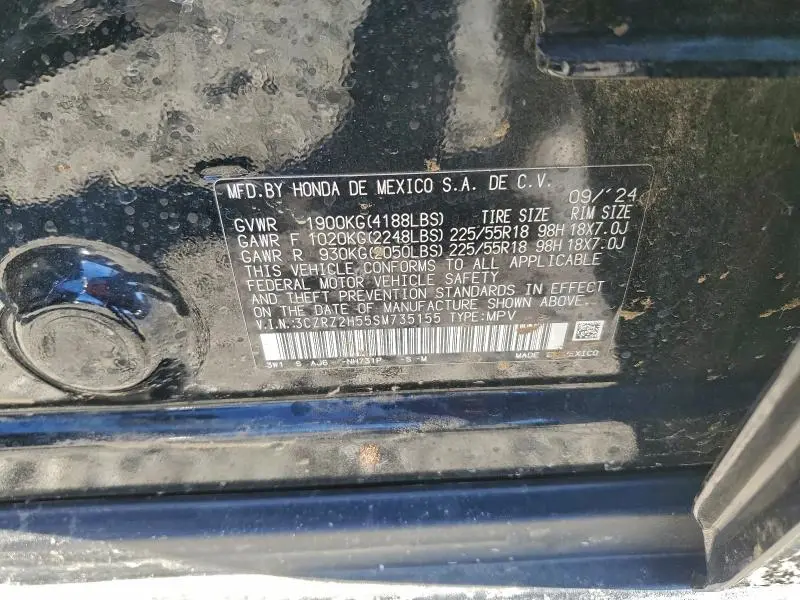 2025 HONDA HR-V SPORT  